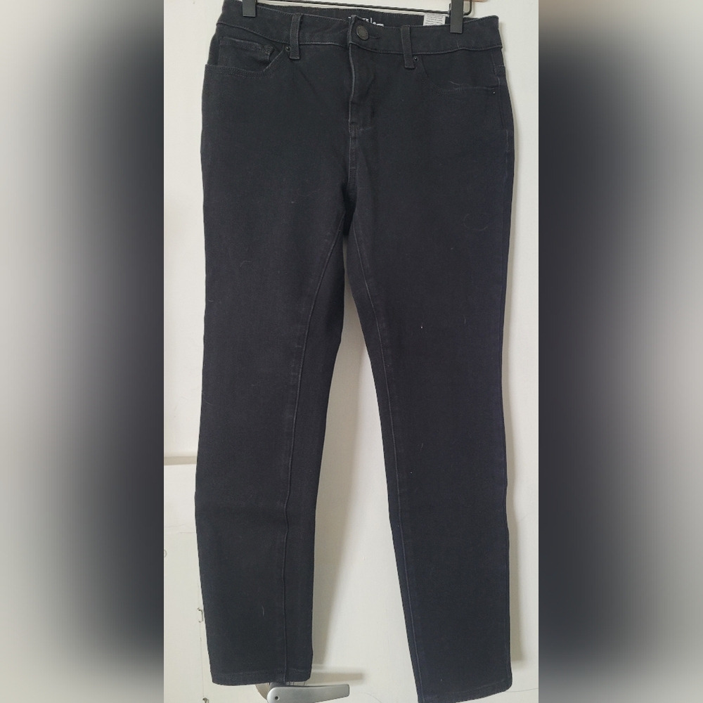 Classic Time And Tru High Rise Skinny Black Women's Jeans Size 8P